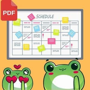 Günlük çalışma planlayıcı PDF