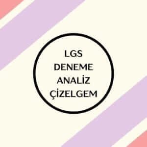 LGS Deneme Analiz Çizelgesi + Motivasyon Kartları