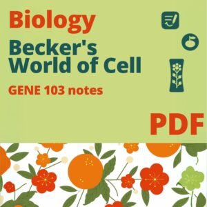 GENE 103 notes - 1