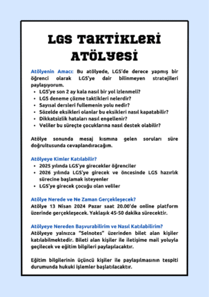 LGS Atölyesi