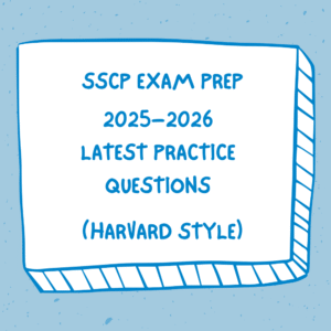 SSCP EXAM PREP: 2025–2026 LATEST PRACTICE QUESTIONS WITH MOST TESTED QUESTIONS (HARVARD STYLE)