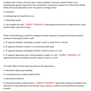 Critical Care Registered Nurse {CCRN} CERTIFICATION EXAM STUDY GUIDE | 2025–2026 COMPLETE REVIEW | 170 VERIFIED QUESTIONS & HIGH-YIELD CRITICAL CARE ANSWERS - Image 5