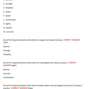 CROSSFIT LEVEL 1 CERTIFICATION 2024/2025: UPDATED STUDY GUIDE WITH 700 MOST TESTED QUESTIONS & CORRECT ANSWERS – CF-L1 PREP MADE SIMPLE GRADED A+ - Image 4