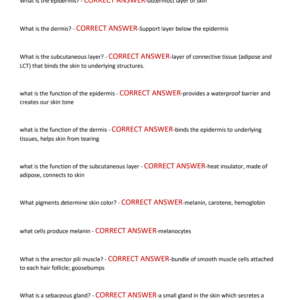 IVY TECH APHY 101 MIDTERM 2025-2026 EXAM CONTAINS 170 QUESTIONS AND CORRECT ANSWERS (100% CORRECT ANSWERS GRADED A+) APHY 101 ANATOMY AND PHYSIOLOGY I MIDTERM EXAM IVY TECH (BRAND NEW!!) - Image 3
