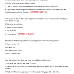 ETS MFT BUSINESS EXAM 2025/2026 LATEST WITH 200+ ACTUAL EXAM QUESTIONS AND CORRECT ANSWERS/ ETS MFT BUSINESS EXAM 2025 NEWEST! - Image 3
