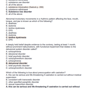 NRNP 6675 – Final Exam | Walden University | Summer Quarter 2025 | Complete 350 Questions with 100% Correct Verified Answers | BRAND NEW!! | GRADED A+ MOST TESTED QUESTIONS - Image 4