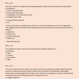 ADVANCED PATHOPHYSIOLOGY EXAM 4 NEWEST 2024 ACTUAL EXAM 300 QUESTIONS AND CORRECT DETAILED ANSWERS WITH RATIONALES (VERIFIED ANSWERS) |ALREADY GRADED A+ - Image 4