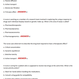 NR565 Midterm ACTUAL EXAM 320 QUESTIONS AND CORRECT ANSWERS 2025 LATEST ALL YOU NEED TO PASS NR565 MIDTERM EXAM//ALREADY GRADED A+ - Image 3