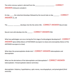 Clinical Neuroscience – USAHS | 2024–2025 | Complete Study Guide with Key Concepts, Case Applications &300 Practice Questions - Image 4