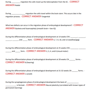 Clinical Neuroscience – USAHS | 2024–2025 | Complete Study Guide with Key Concepts, Case Applications &300 Practice Questions - Image 3