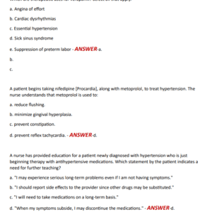 NR565 FINALEXAM FINAL NEWEST LATEST UPDATE 2025 PSYCHIATRIC ASSESSMENT FOR THE PSYCHIATRIC-MENTAL HEALTH NURSE PRACTITIONER REVIEW CORRECT ANSWERS AND VERIFED ANSWERS GRADED A+ - Image 5