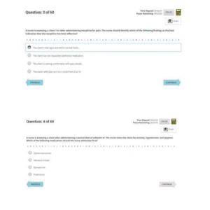 ATI RN FUNDAMENTALS OF NURSING PROCTORED ACTUAL SCREENSHOT EXAM 2024-2025 WITH NGN (AVERAGE SCORE 90%) - Image 5