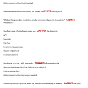 ONS Chemotherapy Biotherapy Certification(Questions And Answers) 2024-2025 LATEST//A GRADE - Image 4
