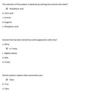 Expanded Functions Dental Assistants {EFDA} FINAL EXAM STUDY GUIDE | COMPLETE 2025–2026 REVIEW | 120 VERIFIED QUESTIONS & A+ CLINICAL ANSWERS - Image 4