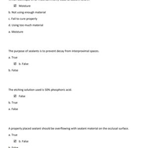 Expanded Functions Dental Assistants {EFDA} FINAL EXAM STUDY GUIDE | COMPLETE 2025–2026 REVIEW | 120 VERIFIED QUESTIONS & A+ CLINICAL ANSWERS - Image 3