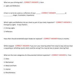 DEFENSIVE DRIVING FOR TECHNICIANS | COMPANY VEHICLE SAFETY & ROAD RAGE AWARENESS | VERIFIED STUDY GUIDE 2025-2026 COVERING 150 MOST TESTED QUESTIONS ON DEFENSIVE DRIVING - Image 3