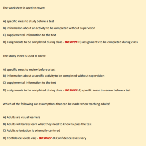 FIRE INSTRUCTOR 2 FINAL EXAM, PRACTICE EXAM AND STUDY GUIDE NEWEST 2024 ACTUAL EXAM 300 QUESTIONS AND CORRECT DETAILED ANSWERS WITH RATIONALES (VERIFIED ANSWERS) |ALREADY GRADED A+ - Image 3
