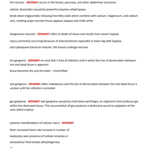 ADVANCED PATHOPHYSIOLOGY EXAM 1 NEWEST 2024 ACTUAL EXAM 200 QUESTIONS AND CORRECT DETAILED ANSWERS WITH RATIONALES (VERIFIED ANSWERS) |ALREADY GRADED A+ - Image 3