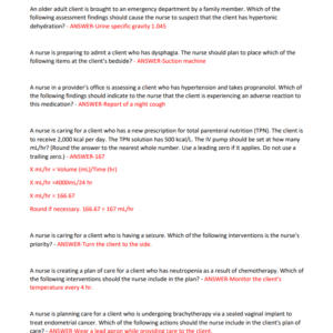 ATI RN ALDULT MEDICAL SURGICAL ONLINE PRACTICE WITH NGN QUESTIONS AND VERI8FIED ANSWERS 2024 LATEST//GRADED A - Image 4