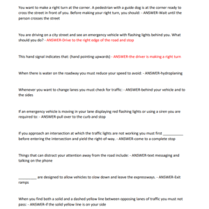 CALIFORNIA DMV PERMIT PRACTICE EXAM QUESTIONS AND VERIFIED ANSWERS 2024 LATEST GRADED A+ - Image 3
