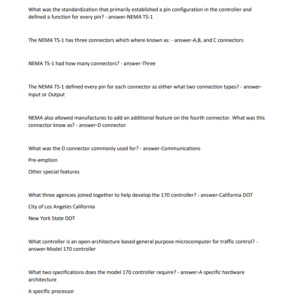ISMA Traffic Signal Technician II Exam Questions and Answers 2024 - Image 3