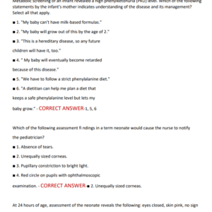 OB FINAL – 2025 OBSTETRICS COMPREHENSIVE EXAM REVIEW WITH KEY MATERNAL AND FETAL CONCEPTS FOR NURSING STUDENTS - Image 2