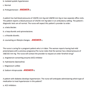 NR565 FINALEXAM FINAL NEWEST LATEST UPDATE 2025 PSYCHIATRIC ASSESSMENT FOR THE PSYCHIATRIC-MENTAL HEALTH NURSE PRACTITIONER REVIEW CORRECT ANSWERS AND VERIFED ANSWERS GRADED A+ - Image 3