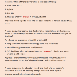 RN TARGETED MEDICAL SURGICAL NEUROSENSORY AND MUSCULOSKELETAL NEWEST 2024 ACTUAL EXAM 90 QUESTIONS AND CORRECT DETAILED ANSWERS WITH RATIONALES (VERIFIED ANSWERS) |ALREADY GRADED A - Image 4