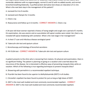 MASTER OF SCIENCE IN NURSING {MSN 612] ACTUAL EXAM 180 QUESTIONS AND CORRECT ANSWERS 2025-2026 LATEST ALREADY GRADED A+ - Image 3