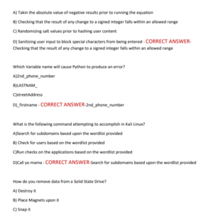 GFACT CERTIFICATION EXAM WITH 160 COMPLETE QUESTIONS AND CORRECT ANSWERS / GFACT CERTIFICATION TEST LATEST 2025/2026 (NEW!!) - Image 3