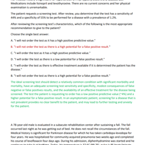 ADULT-GERONTLGY NURSE PRACTITIONER{AGNP} ACTUAL EXAM 130 QUESTIONS AND CORRECT ANSWERS 2025-2026 LATEST ALREADY GRADED A+ - Image 3