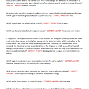 WGU C165 – Integrated Physical Sciences OA Exam Prep |2025 | 300 Real Practice Questions with Correct Verified Answers | BRAND NEW! | GRADED A+ - Image 3