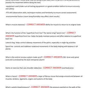 CANFITPRO CERTIFICATION EXAM 2025/2026 & CANFITPRO PTS - PERSONAL TRAINING SPECIALIST EXAM PRACTICE 180 QUESTIONS AND ANSWERS (100% CORRECT ANSWERS)/ CANFITPRO EXAM PREP (BRAND NEW!!) - Image 3