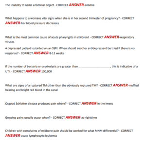 APEA FNP TEST BANK EXAM 300+ QUESTIONS AND CORRECT ANSWERS 2024-2025 LATEST VERSION//ALREADY GRADED A+ - Image 4