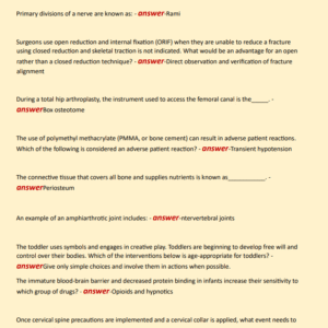 RNFA FINAL EXAM, PRACTICE EXAM AND STUDY GUIDE NEWEST 2024 ACTUAL EXAM 300 QUESTIONS AND CORRECT DETAILED ANSWERS (VERIFIED ASNWERS) |ALREADY GRADED A+ - Image 3