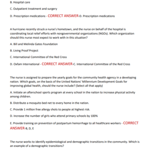 NRSG 4604 FINAL PRACTICE EXAM LATEST WITH 150 PRACTICE QUESTIONS WITH CORRECT VERIFIED ANSWERS/ NRSG 4604 FINAL EXAM PREP (NEW!!) - Image 4