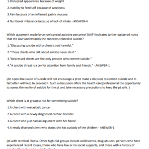 NUR 213 - Exam 3 ACTUAL EXAM 80 QUESTIONS AND CORRECT ANSWERS 2025 LATEST UPDATE WITH DEEP EXPLANATIONS//GRADED A+ - Image 3