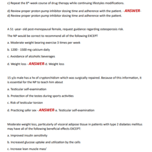 NUR 504 3P APEA EXAM ACTUAL EXAM COMPLETE 200 QUESTIONS WITH VERIFIED ANSWERS / ALL YOU NEED TO PASS YOUR 3P APEA EXAM//GRADED A+ - Image 4