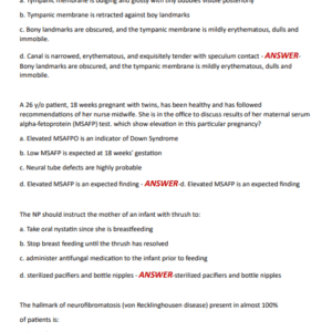 NUR 504 3P APEA EXAM ACTUAL EXAM COMPLETE 200 QUESTIONS WITH VERIFIED ANSWERS / ALL YOU NEED TO PASS YOUR 3P APEA EXAM//GRADED A+ - Image 3