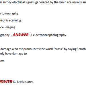 Psychology Midterm EXAM 150 QUESTIONS AND CORRECT ANSWERS 2025 LATEST VERSION ALL YOU NEED TO PASS PSYCHOLOGY EXAM//ALREADY GRADED A+ - Image 3
