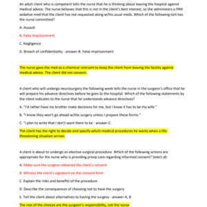 ATI RN FUNDAMENTALS WITH NGN REAL EXAM QUESTIONS AND CORRECT ANSWERS 2024-2025 LATEST UPDATE//GR4ADED A+ - Image 3