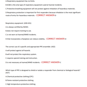CHEM 210 FINAL EXAM WITH 100 REAL EXAM QUESTIONS AND CORRECT ANSWERS/ CHEM 210 FINAL LATEST EXAM 2025/2026 (BRAND NEW!!) - Image 4