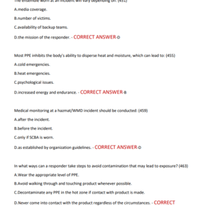 CHEM 210 FINAL EXAM WITH 100 REAL EXAM QUESTIONS AND CORRECT ANSWERS/ CHEM 210 FINAL LATEST EXAM 2025/2026 (BRAND NEW!!) - Image 3