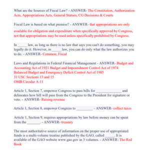 CDFM - MODULE 3 EXAM (4 DIFFERENT SUB MODULE 3.1 - 3.4) QUESTIONS AND CORRECT ANSWERS EACH SUB MODULE CONTAINS 100 QUESTIONS AND ANSWERS - Image 3