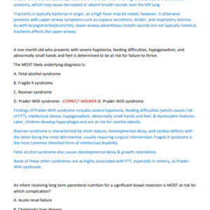 PEDIATRIC NURSING CERTIFICATION BOARD {PNCB}Acute Care ACTUAL EXAM 2025-2026 LATEST VERSION WITH 180 QUESTIONS AND CORRECT ANSWERS GRADED WITH EXPERT EXPLANATIONS A+ all you need to pass PNCB exam - Image 3