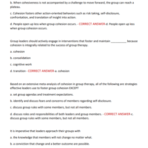 PSYCHRIATIC MENTAL HEALTH NURSE PRACTITIONER {PMHNP} Scientific Foundation and Advance Practice SkillsACTUAL EXAM 220 QUESTIONS AND CORRECT ANSWERS 2025-2026 LATEST ALREADY GRADED A+ - Image 3