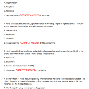 NURS 300 EXAM 1 – COMPLETE 120 QUESTIONS AND CORRECT ANSWERS (LATEST 2025 VERSION) – GRADED A+ - Image 3