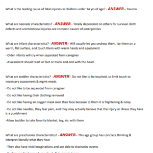 FISDAP EMT REAL EXAM 120 QUESTIONS AND CORRECT ANSWERS 2024-2025 LATEST VERSION//ALREADY GRADED A+ - Image 4