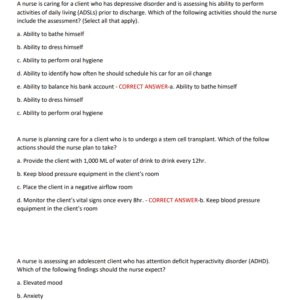 NUR 2989 – Capstone Proctored Module 7 | ATI Capstone Quiz with Actual 100 Questions and Verified Solutions | 2025–2026 | GRADED A+ - Image 3