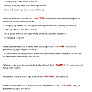 FISDAP EMT REAL EXAM 120 QUESTIONS AND CORRECT ANSWERS 2024-2025 LATEST VERSION//ALREADY GRADED A+ - Image 3